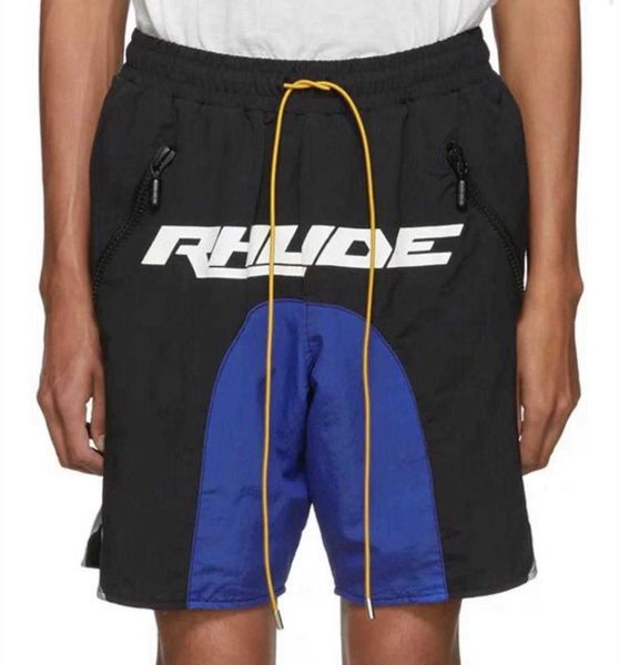 men's pants high-version fashion rhude 3m reflective ins manager rapper matching color-block printed shorts, Black
men's pants high-version fashion rhude 3m reflective ins manager rapper matching color-block printed shorts, Black