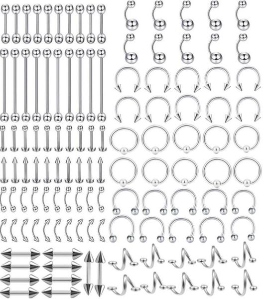 rings jewelrybody jewelry whole 120pcs mix styles stainless steel body piercing tongue eyebrow belly nose ring aessories drop 2270867, Silver
rings jewelrybody jewelry whole 120pcs mix styles stainless steel body piercing tongue eyebrow belly nose ring aessories drop 2270867, Silver