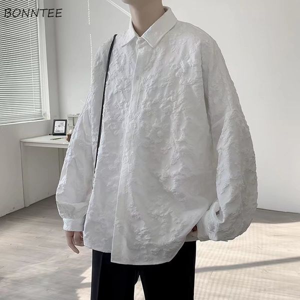 men's casual shirts shirts men appliques solid japanese couple autumn loose office casual simple plus size camisa masculina streetwear, White;black
men's casual shirts shirts men appliques solid japanese couple autumn loose office casual simple plus size camisa masculina streetwear, White;black