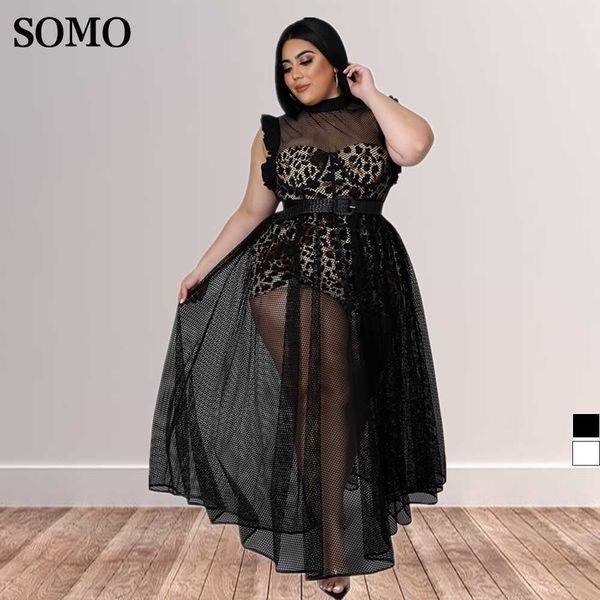 plus size dresses with sashes summer ruffle sleeve women clothing dress maxi see through wholesale dropshipping 230307, Black
plus size dresses with sashes summer ruffle sleeve women clothing dress maxi see through wholesale dropshipping 230307, Black