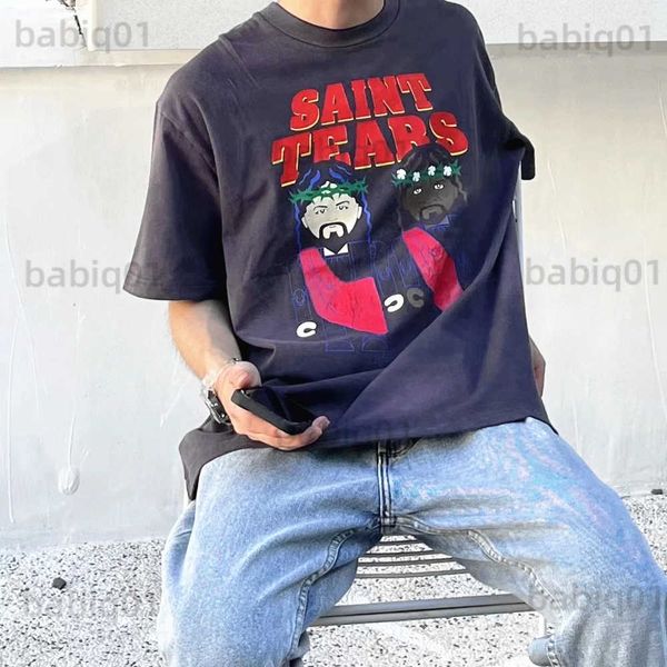 men's t-shirts frog drift streetwear harajuku high street vintage saint michael vintage oversized loose shorts tee for men clothing t2, White;black
men's t-shirts frog drift streetwear harajuku high street vintage saint michael vintage oversized loose shorts tee for men clothing t2, White;black