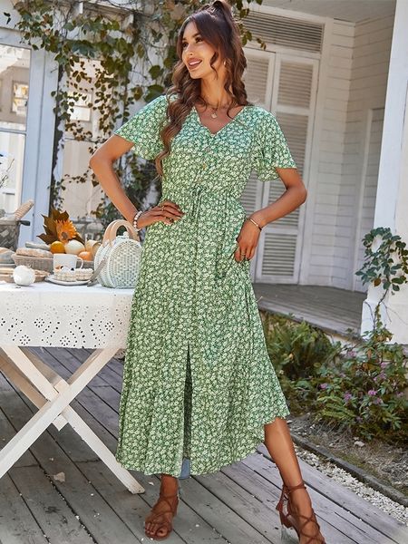 casual dresses msfilia spring summer print long dress women butterfly slleve v neck button flroal dresses for female leisure split sundress, Black;gray
casual dresses msfilia spring summer print long dress women butterfly slleve v neck button flroal dresses for female leisure split sundress, Black;gray