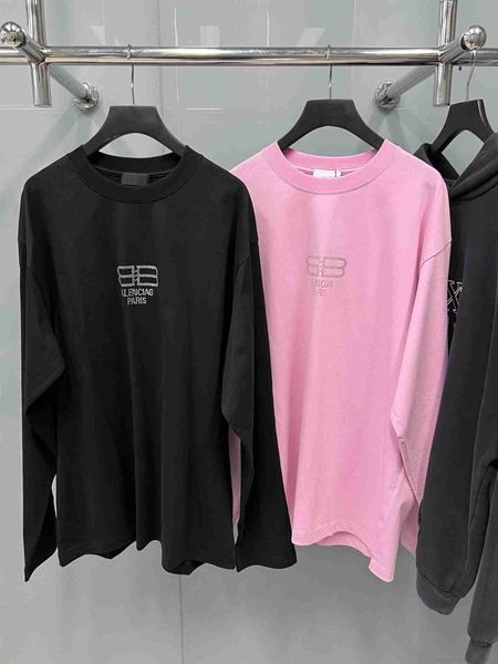 plush t shirt designer luxury coats balciga definition paris b bb rhinestone tshirt soft and comfortable loose long sleeve pullover, Black
plush t shirt designer luxury coats balciga definition paris b bb rhinestone tshirt soft and comfortable loose long sleeve pullover, Black
