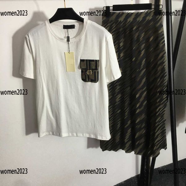 luxury summer skirt set women suit designer dress two piece set t-shirt and letter printed skirt size s-xl, White
luxury summer skirt set women suit designer dress two piece set t-shirt and letter printed skirt size s-xl, White
