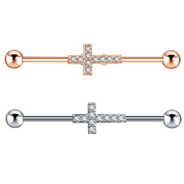 long industrial barbell rings piercing ear stud cz zircon cartilage tragus earrings 14 barbell jewelry tragus earrings, Silver
long industrial barbell rings piercing ear stud cz zircon cartilage tragus earrings 14 barbell jewelry tragus earrings, Silver