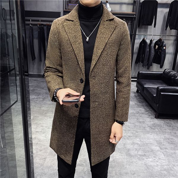 men's wool blends autumn winter korean business long jacket slim casual windbreaker men trench coat fashion overcoat 4xl 5xl 230321, Black
men's wool blends autumn winter korean business long jacket slim casual windbreaker men trench coat fashion overcoat 4xl 5xl 230321, Black