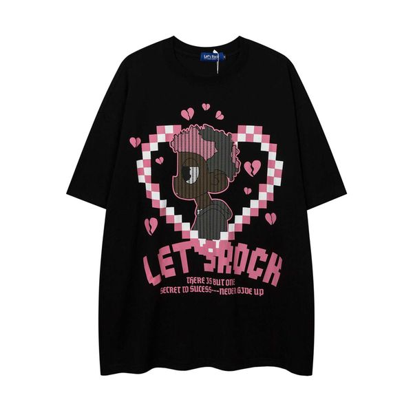 women's t-shirt zongchi clothing club fashion brand mosaic printed round neck short sleeve t-shirt for men and women relaxed versatile, White
women's t-shirt zongchi clothing club fashion brand mosaic printed round neck short sleeve t-shirt for men and women relaxed versatile, White