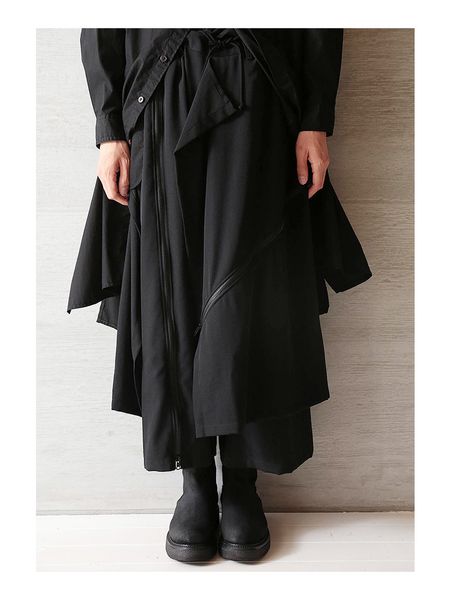 men's pants wide leg spring and autumn irregular doublelayer design casual super loose large size nine points 230320, Black
men's pants wide leg spring and autumn irregular doublelayer design casual super loose large size nine points 230320, Black