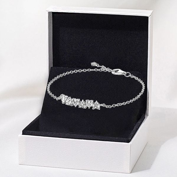 sparkling endless hearts chain bracelet for pandora 925 sterling silver hand chain wedding jewelry for women girlfriend gift designer bracel, Golden;silver
sparkling endless hearts chain bracelet for pandora 925 sterling silver hand chain wedding jewelry for women girlfriend gift designer bracel, Golden;silver