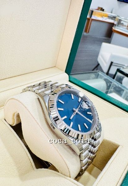 2023 qc check luxury wristwatch 41mm blue dial jubilee 18k white gold bezel watch sapphire steel mechanical automatic movement men's wa, Slivery;golden
2023 qc check luxury wristwatch 41mm blue dial jubilee 18k white gold bezel watch sapphire steel mechanical automatic movement men's wa, Slivery;golden
