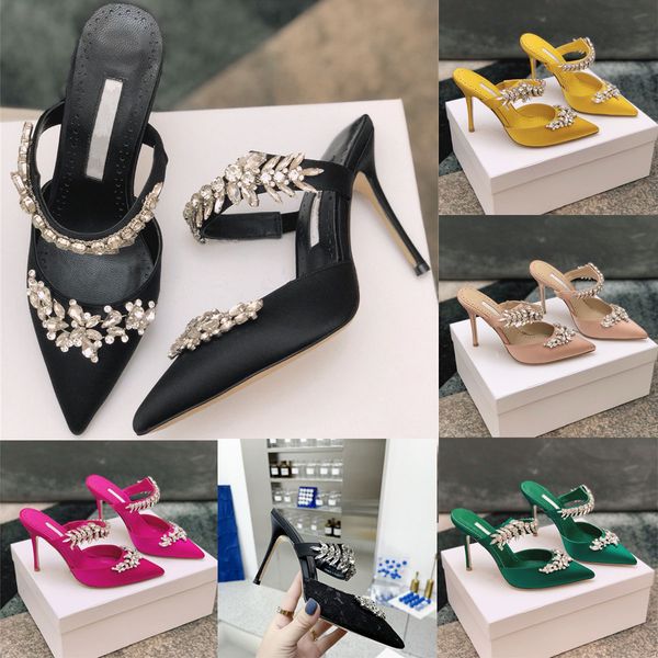 new ladies crystal decorative silk sandals red solid color slippers summer high heels women shoes with diamond, Black
new ladies crystal decorative silk sandals red solid color slippers summer high heels women shoes with diamond, Black