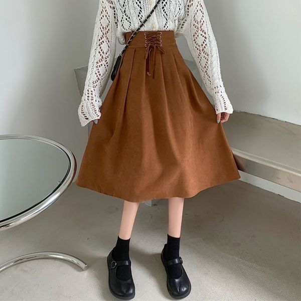 skirts vintage long women's spring and summer versatile mid length ashaped high waist thin elastic 230321, Black
skirts vintage long women's spring and summer versatile mid length ashaped high waist thin elastic 230321, Black