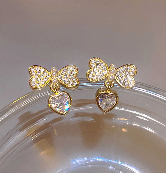 charm south korea's new heart shaped bow pearl earrings 2023 fashion trend sweet niche design senior sense earrings banquet jewelry g23, Golden
charm south korea's new heart shaped bow pearl earrings 2023 fashion trend sweet niche design senior sense earrings banquet jewelry g23, Golden