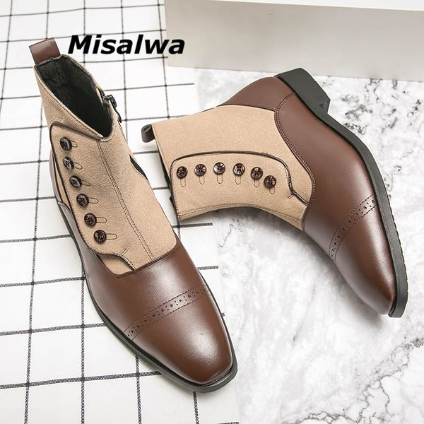 sandals misalwa dropshipping zip british men boots elegant men boots chelsea spring autumn men plus size pointed toe, Black
sandals misalwa dropshipping zip british men boots elegant men boots chelsea spring autumn men plus size pointed toe, Black