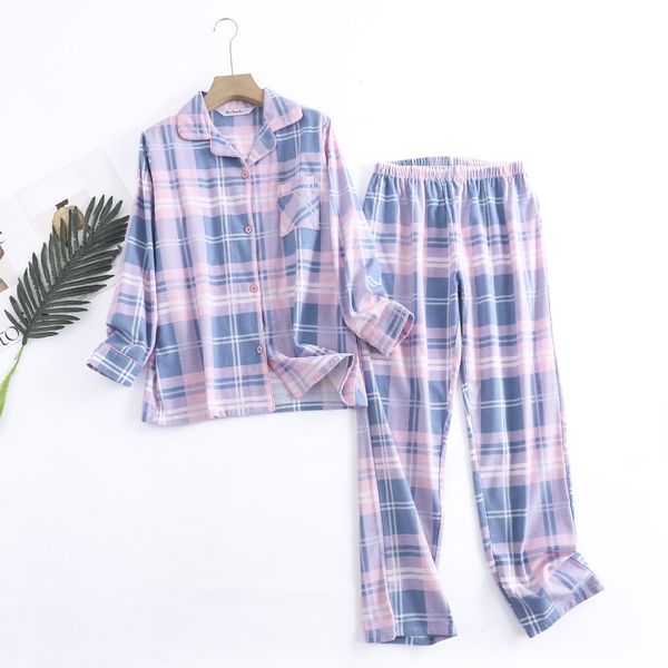 women's sleepwear cotton flannel trouser pajamas suit for home wear simple printed loose autumn and winter long sleeve pant pyjamas wom, Black;red
women's sleepwear cotton flannel trouser pajamas suit for home wear simple printed loose autumn and winter long sleeve pant pyjamas wom, Black;red