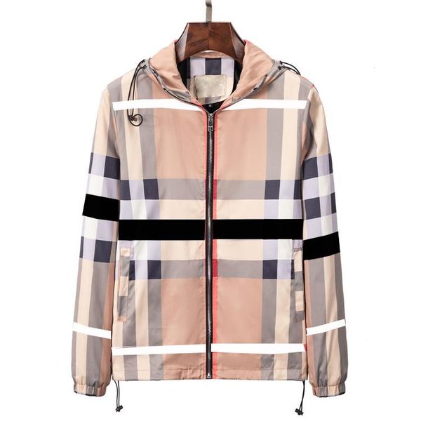 2023 designer men jacket black white yellow brown striped plaid brand windproof waterproof hoodie zipper trench coat men women classic j1l1
2023 designer men jacket black white yellow brown striped plaid brand windproof waterproof hoodie zipper trench coat men women classic j1l1