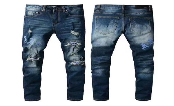 latest men039s designer luxury jeans distressed distressed bike slim bike fashion pants 28409406397, Blue
latest men039s designer luxury jeans distressed distressed bike slim bike fashion pants 28409406397, Blue