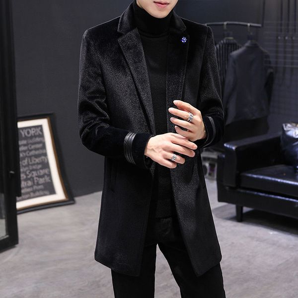 men's wool blends british style thick warm jackets men clothing fashion casual coats windbreaker autumn winter for mens long slim woole, Black
men's wool blends british style thick warm jackets men clothing fashion casual coats windbreaker autumn winter for mens long slim woole, Black