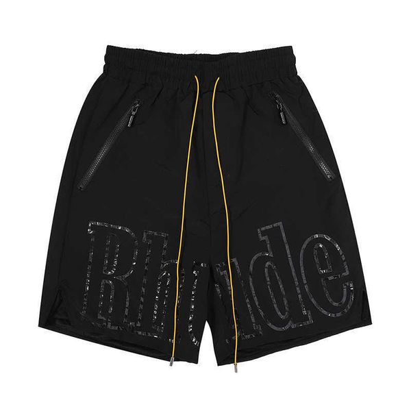 men's pants 2022 american fashion brand rhude design sense black zippered drawstring shorts men's loose casual five-point shorts
men's pants 2022 american fashion brand rhude design sense black zippered drawstring shorts men's loose casual five-point shorts