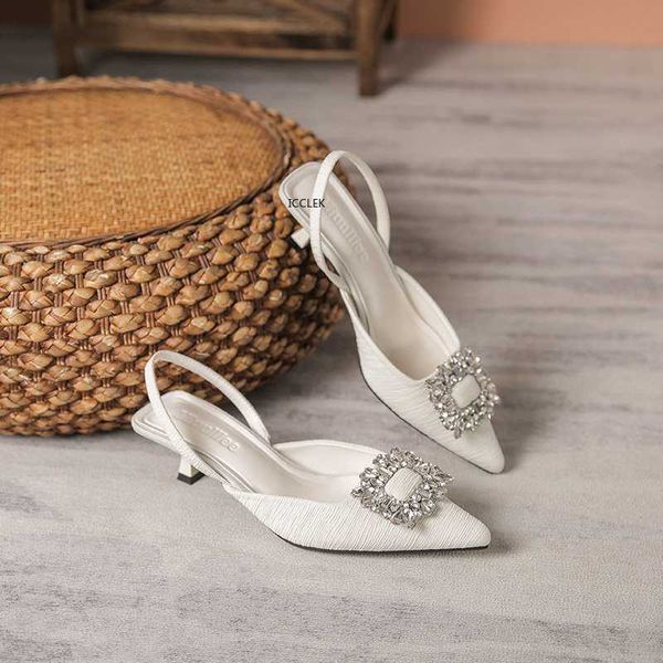 sandals new sequined cloth crystal buckle designer pumps pointed toe slingback slip on mules ladies dress sandals spring shoes g230321, Black
sandals new sequined cloth crystal buckle designer pumps pointed toe slingback slip on mules ladies dress sandals spring shoes g230321, Black