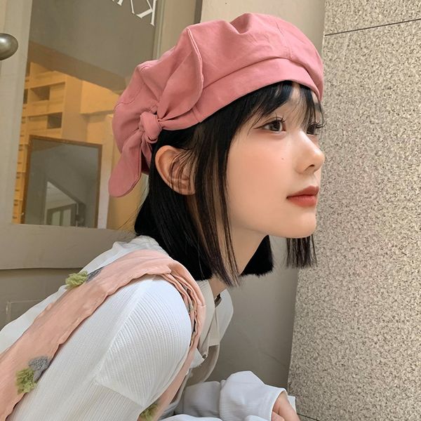 berets 2023 korean bow beret women spring summer versatile cute solid color painter hat adjustable sweet pumpkin cap boina casquette 230321, Blue;gray
berets 2023 korean bow beret women spring summer versatile cute solid color painter hat adjustable sweet pumpkin cap boina casquette 230321, Blue;gray