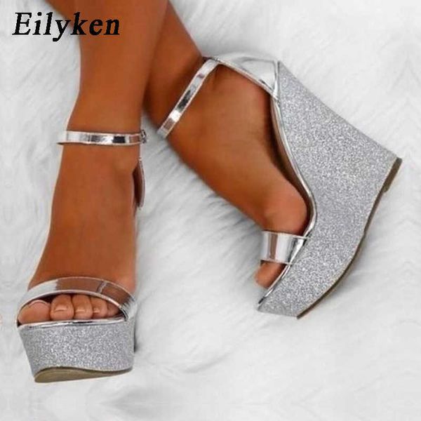 new summer silver women's high heels wedges sandals platform buckle open toe ladies shoes size 35-42 230306, Black
new summer silver women's high heels wedges sandals platform buckle open toe ladies shoes size 35-42 230306, Black
