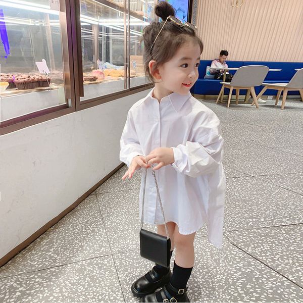 kids shirts white shirt kids girls long sleeve children korean loose solid square collar blouse school clothes blusa infantil chemise teeny, White;black
kids shirts white shirt kids girls long sleeve children korean loose solid square collar blouse school clothes blusa infantil chemise teeny, White;black