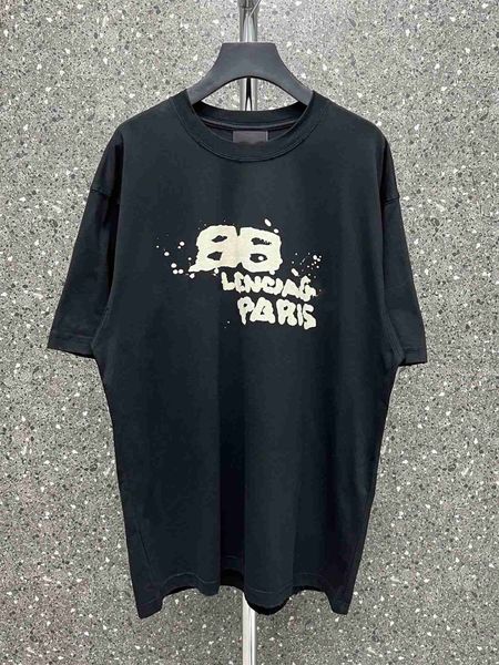 plush t shirt designer luxury coats balciga definition version of paris b ss handpainted graffiti bb splashink printing shortsleeved loose o, Black
plush t shirt designer luxury coats balciga definition version of paris b ss handpainted graffiti bb splashink printing shortsleeved loose o, Black