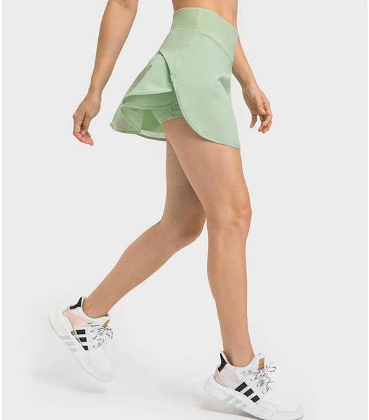 yoga lu-195 outdoor shorts sports casual cool fake two piece tennis skirt with built-in pockets crisp shaped sports pant skirt
yoga lu-195 outdoor shorts sports casual cool fake two piece tennis skirt with built-in pockets crisp shaped sports pant skirt