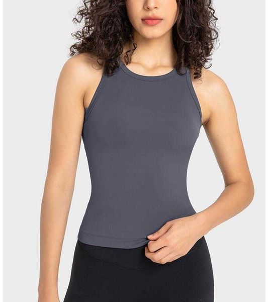 lu-343 slim fit yoga tank women's high elastic nude sports fitness yoga shirt dress breathable running gym clothes, White;red
lu-343 slim fit yoga tank women's high elastic nude sports fitness yoga shirt dress breathable running gym clothes, White;red