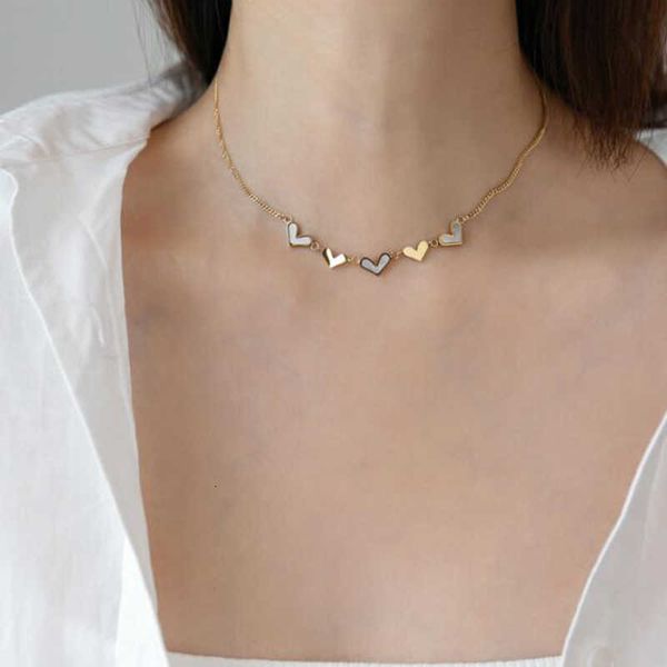 luxury ornaments316l stainless steel five love heart pendant gold color clavicle chain choker necklace for women wedding accessories dropshi, Silver
luxury ornaments316l stainless steel five love heart pendant gold color clavicle chain choker necklace for women wedding accessories dropshi, Silver