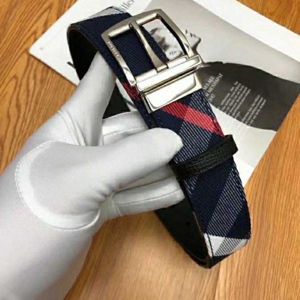 new baboli belt stripe men's versatile b button south korean leisure business fashion, Silver
new baboli belt stripe men's versatile b button south korean leisure business fashion, Silver