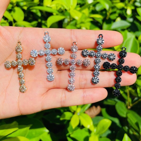 charms 5pcs religious cross pendants for women bracelets men necklace making bling zirconia handmade jewelry accessory wholesale 230320, Bronze;silver
charms 5pcs religious cross pendants for women bracelets men necklace making bling zirconia handmade jewelry accessory wholesale 230320, Bronze;silver
