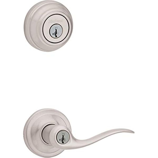 lock tustin entry lever and single cylinder deadbolt combo pack featuring smartkey in satin nickel
lock tustin entry lever and single cylinder deadbolt combo pack featuring smartkey in satin nickel