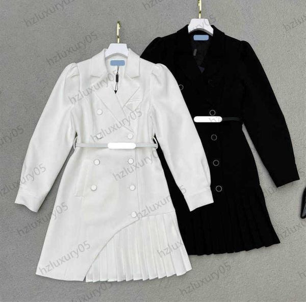 lapel dresses luxury brand classic logo decoration bubble long sleeve dress vintage style double breasted button stitching pleated hemline d, Black;gray
lapel dresses luxury brand classic logo decoration bubble long sleeve dress vintage style double breasted button stitching pleated hemline d, Black;gray
