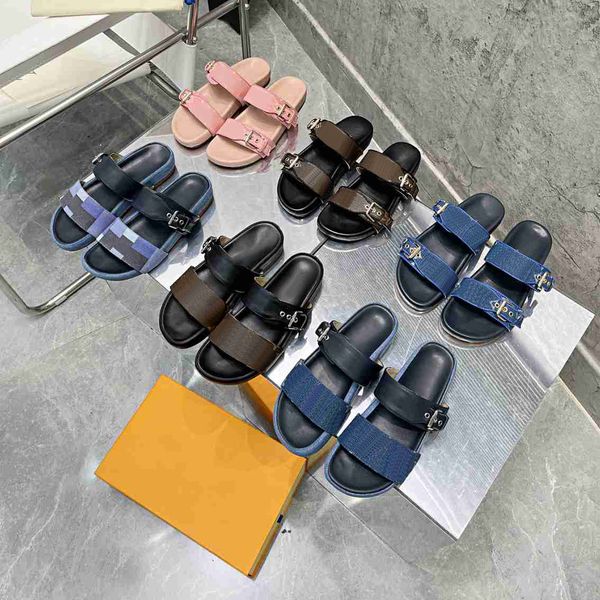 casual shoes designer bom dia flat mule women slipper slides leather sandal patent canvas beach sandals rubber soles versatile summer flip f, Black
casual shoes designer bom dia flat mule women slipper slides leather sandal patent canvas beach sandals rubber soles versatile summer flip f, Black