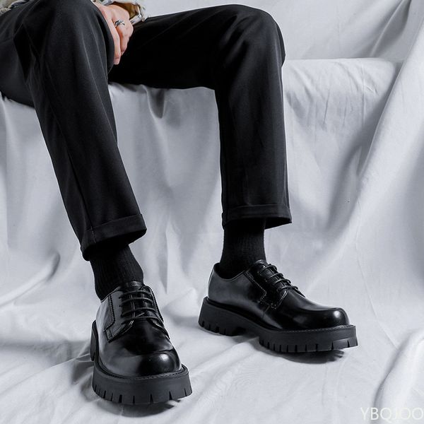 dress shoes casual leather man men high sole platform japan harajuku korean streetwear fashion business wedding shoe 230320, Black
dress shoes casual leather man men high sole platform japan harajuku korean streetwear fashion business wedding shoe 230320, Black