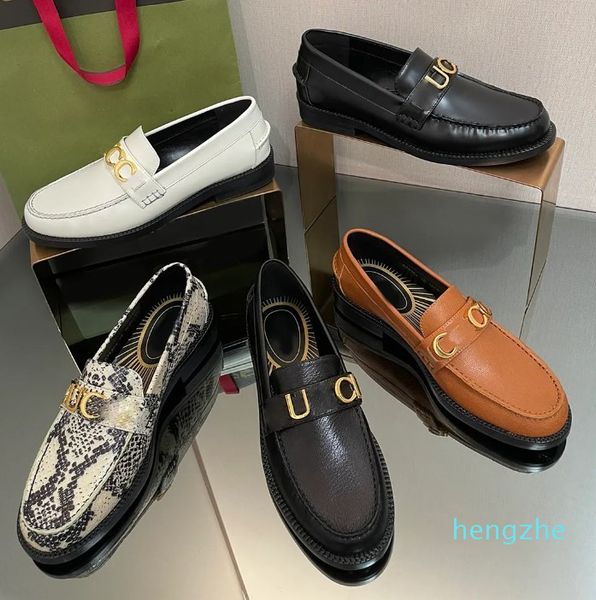 latest womens dress shoes luxury designer classic fashion letter clasp buckle men loafers 100% cowhide snakeskin office flat heel loafer sho, Black
latest womens dress shoes luxury designer classic fashion letter clasp buckle men loafers 100% cowhide snakeskin office flat heel loafer sho, Black