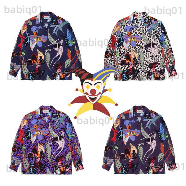 men's casual shirts long sleeve full flowers graffiti wacko maria shirt men women hip hop t-shirt beach hawaiian shirts t230321, White;black
men's casual shirts long sleeve full flowers graffiti wacko maria shirt men women hip hop t-shirt beach hawaiian shirts t230321, White;black