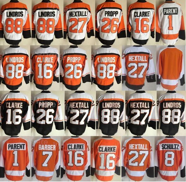 men ice hockey vintage retro 26 brian propp jerseys 1 bernie parent 7 bill barber 8 dave schultz 88 eric lindros 16 bobby clarke 27 ron hext, Black;red
men ice hockey vintage retro 26 brian propp jerseys 1 bernie parent 7 bill barber 8 dave schultz 88 eric lindros 16 bobby clarke 27 ron hext, Black;red