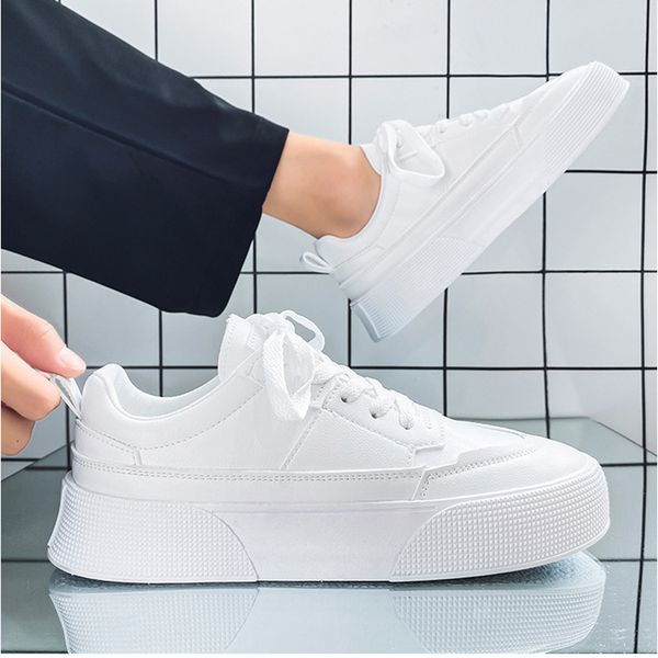dress shoes men's casual fashion men non-slip outdoor sports breathable running sneakers mesh masculino lace-up flat white 230320, Black
dress shoes men's casual fashion men non-slip outdoor sports breathable running sneakers mesh masculino lace-up flat white 230320, Black