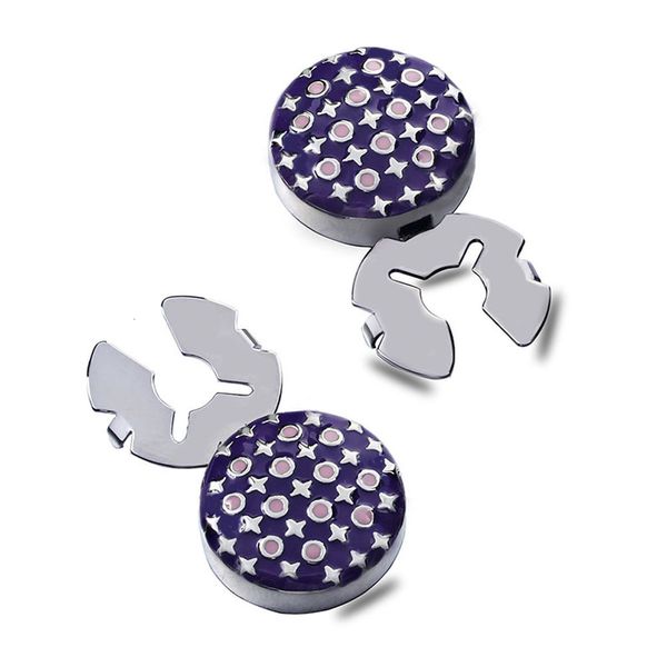 cuff links purple polka dot enamel silver button cover cufflinks for tuxedo shirts 175mm one pair 230320
cuff links purple polka dot enamel silver button cover cufflinks for tuxedo shirts 175mm one pair 230320