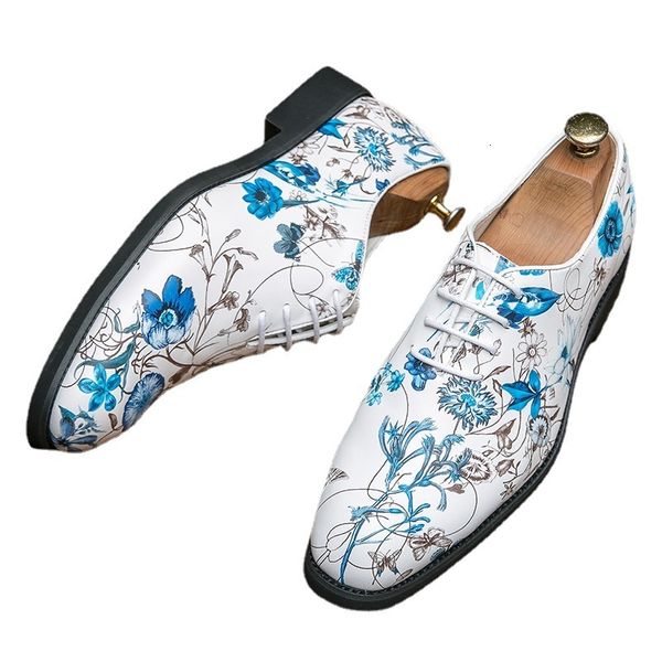 dress shoes men derby blue white printing lace up breathable party for with zapatos de hombre 230321, Black
dress shoes men derby blue white printing lace up breathable party for with zapatos de hombre 230321, Black