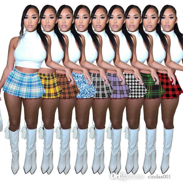 2023 new print mini pleated short tutu skirt fashion check ruffle dress summer clothes for women, Black
2023 new print mini pleated short tutu skirt fashion check ruffle dress summer clothes for women, Black