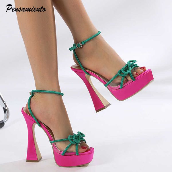 slippers fashion mixed color bowknot women sandals narrow band platform wedges gladiator sandals summer female party chunky shoes, Black
slippers fashion mixed color bowknot women sandals narrow band platform wedges gladiator sandals summer female party chunky shoes, Black