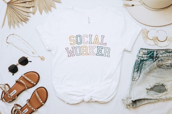 womens tshirt retro social worker shirt student graduation future healthcare gift cotton fashion cotton o neck drop 230321, White
womens tshirt retro social worker shirt student graduation future healthcare gift cotton fashion cotton o neck drop 230321, White