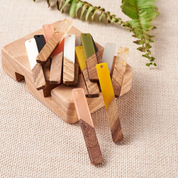charms 50pcs resin walnut wood big pendants wooden rectangle earring for jewelry making necklace bracelet connectors diy supply 230320, Bronze;silver
charms 50pcs resin walnut wood big pendants wooden rectangle earring for jewelry making necklace bracelet connectors diy supply 230320, Bronze;silver