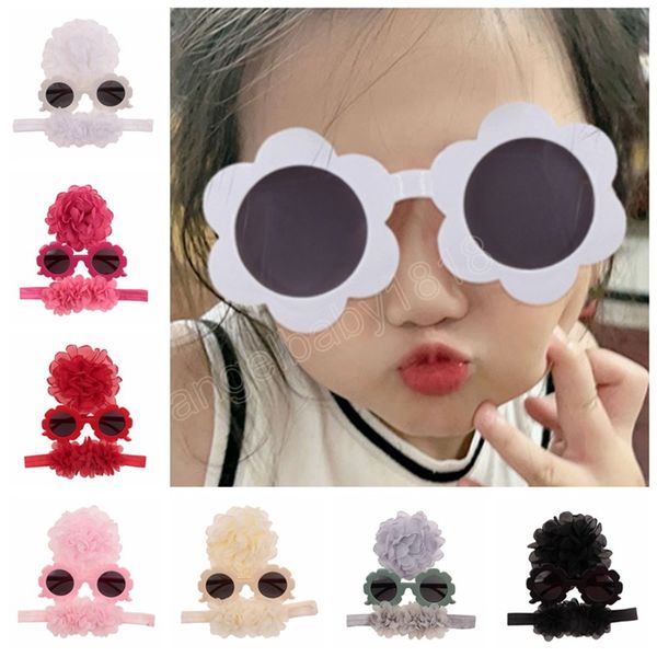 3pcs/lot baby girls sunglasses headband hair clips set soft chiffon flower hairpins hairbands sunflower glasses gift, Slivery;white
3pcs/lot baby girls sunglasses headband hair clips set soft chiffon flower hairpins hairbands sunflower glasses gift, Slivery;white