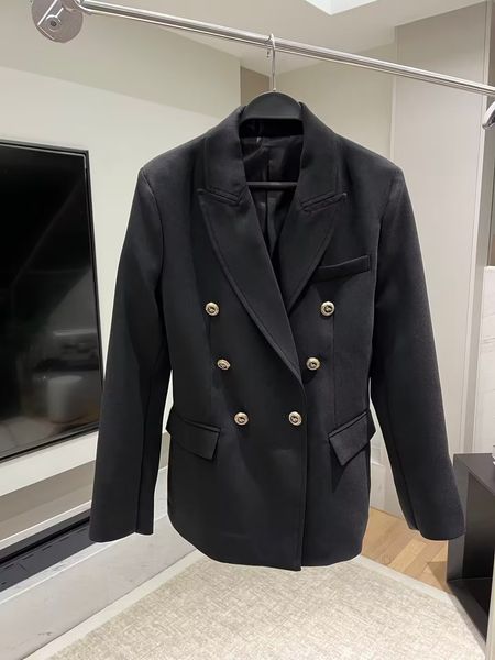 women's suits blazers 2023 autumn temperament women's fashion black doublebreasted slim fit and allmatch suit jacket 230321, White;black
women's suits blazers 2023 autumn temperament women's fashion black doublebreasted slim fit and allmatch suit jacket 230321, White;black