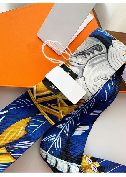 2023 100% silk scarf hair band 18 silk scarf womens french retro tie bag small long ribbon decoration hair band h all-match ribbon, Blue;gray
2023 100% silk scarf hair band 18 silk scarf womens french retro tie bag small long ribbon decoration hair band h all-match ribbon, Blue;gray
